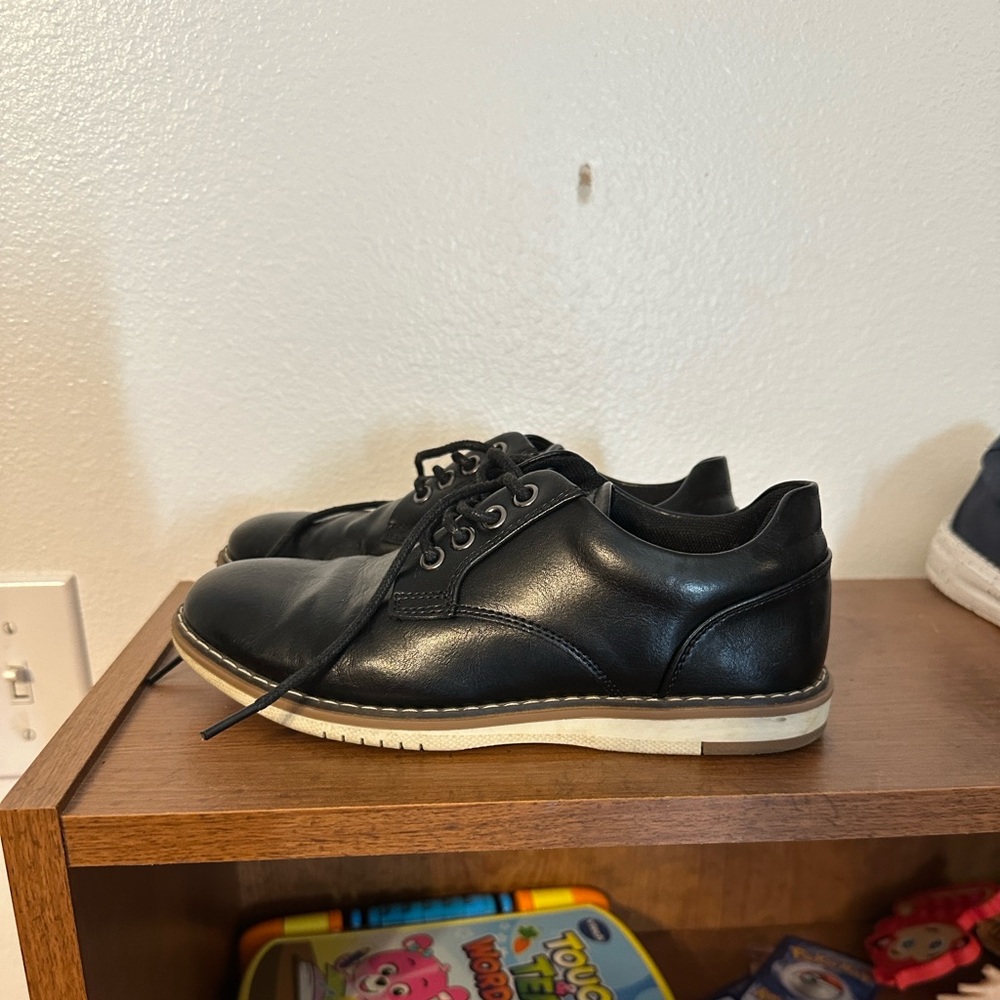Black Leather Men's Shoes